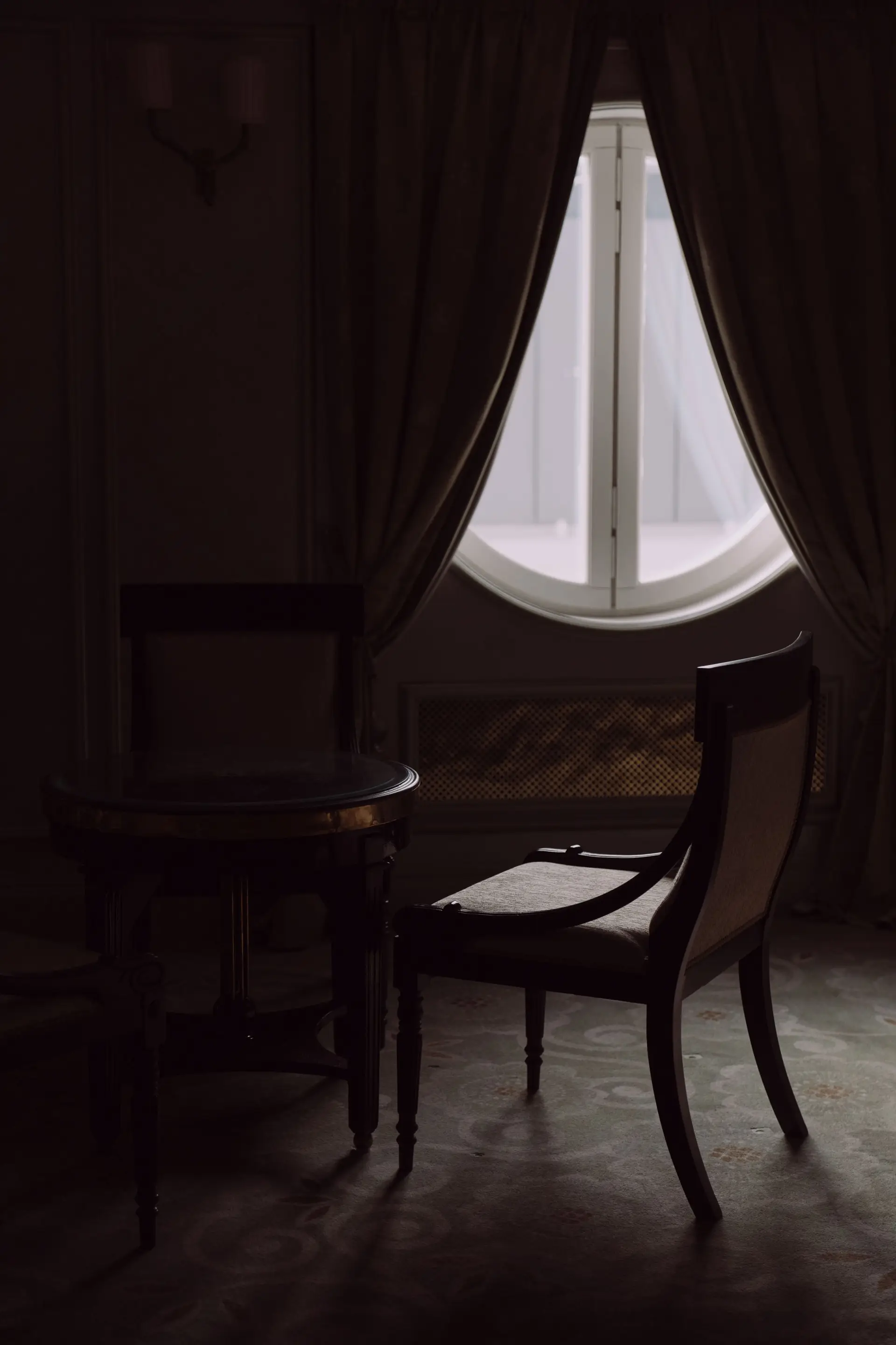 Luxury hotel room interior